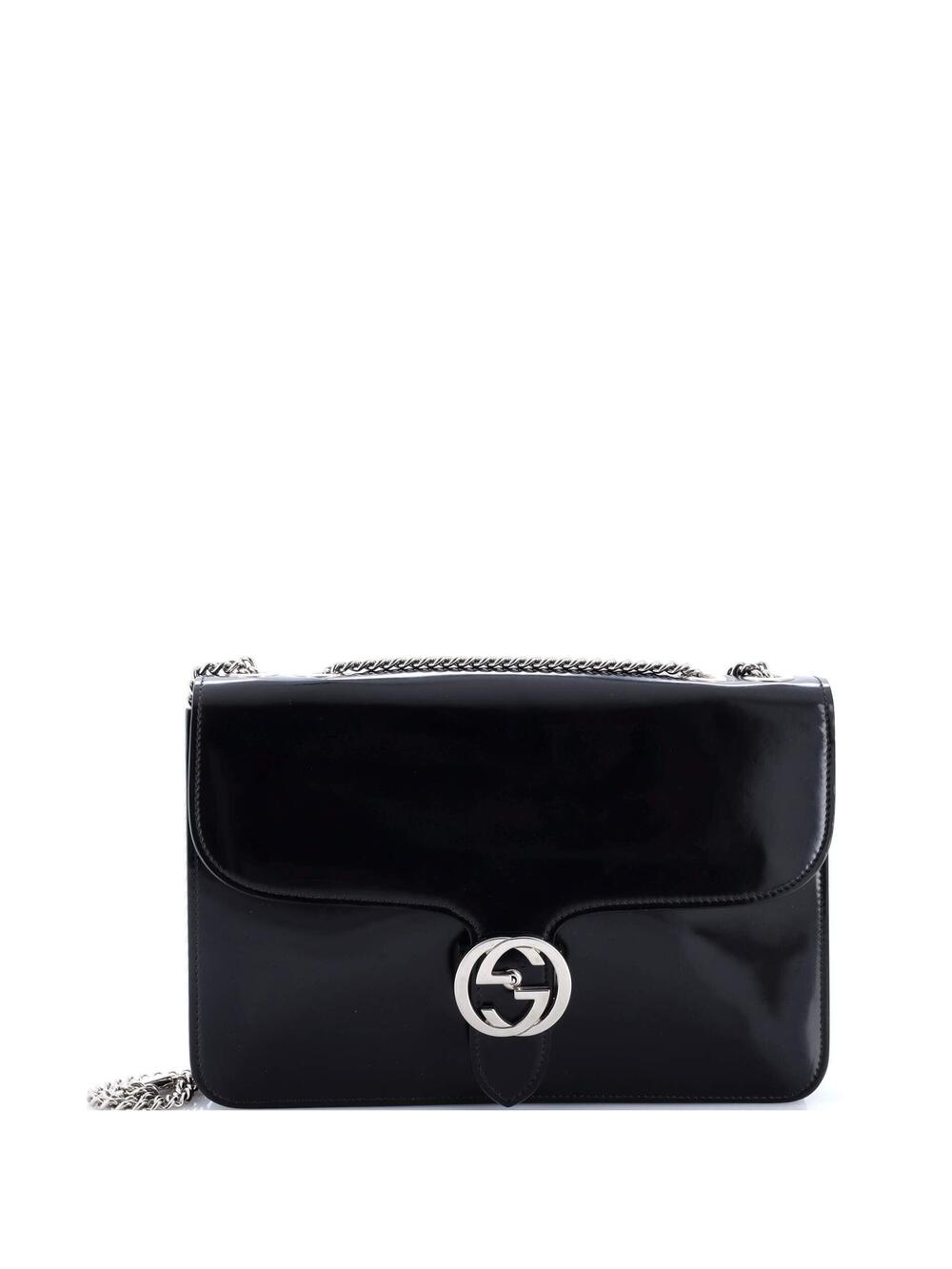 Gucci Interlocking Shoulder Bag Patent #260866G88B
